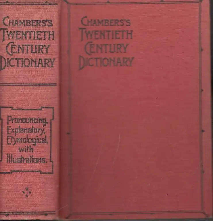Chambers 20th Centry Dictionary 1950 reprint - Rev Thomas Davidson