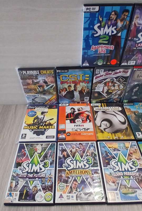 Set of 17 different games
