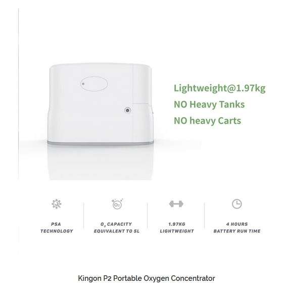Kingon P2 Portable Oxygen Concentrator