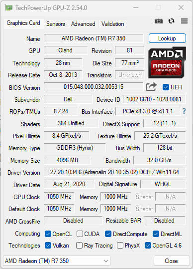 i7 up to 4.00GHz, 8GB RAM, 512GB NVMe SSD, AMD Radeon R7 350, 22" W-LED Monitor, Mouse,Keyboard,WIFI