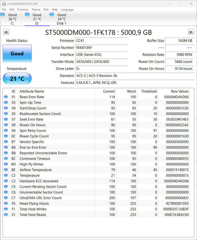 5 Terabyte - Seagate Barracuda ST5000DM000-1FK178 3.5-Inch Internal Hard Drive, SATA 3, 5980 RPM HDD