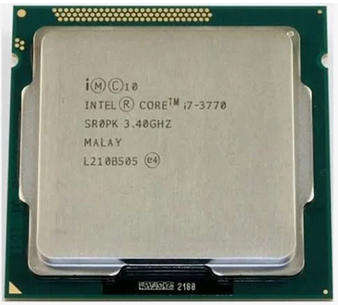 Intel Core i7-3770 up to 3.9GHz, 4 Cores 8 Threads, 8M Cache, 3rd Gen CPU LGA1155 Processor