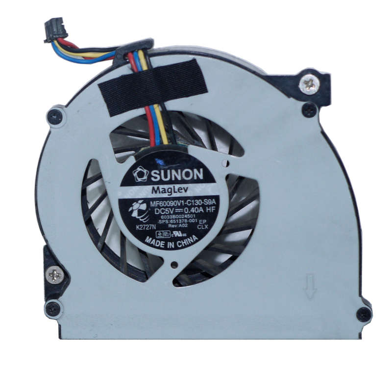 CPU Fan for HP EliteBook 2560 2570 2560p 2570p MF60090V1-C130-S9A 651378-001 DFS451205MB0T