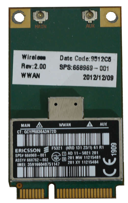 Wireless WWAN card