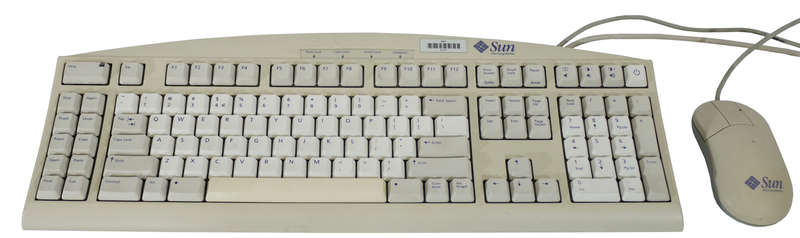 Vintage Mouse and Keyboard - Sun Model: Type 6 -- 8-pin Mini DIN