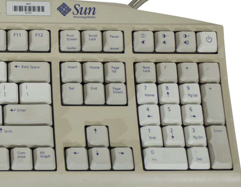 Vintage Mouse and Keyboard - Sun Model: Type 6 -- 8-pin Mini DIN