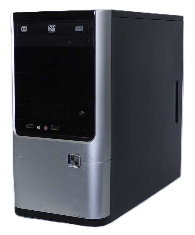 ATX Empty Computer Case, Empty Desktop Case (No Front Panel Audio)