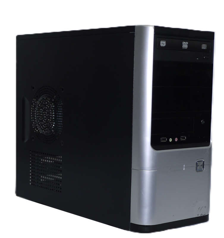 ATX Empty Computer Case, Empty Desktop Case (No Front Panel Audio)