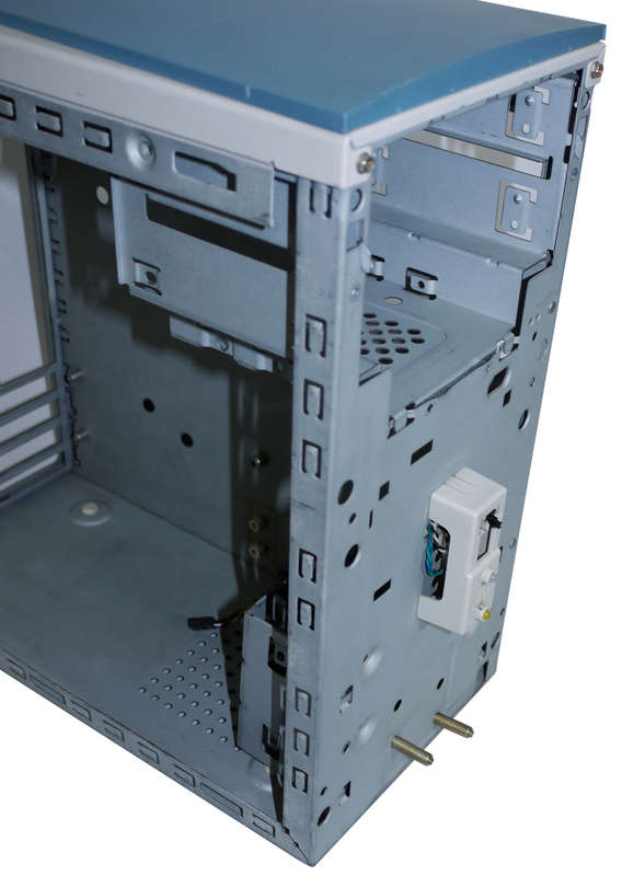 Vintage Computer Case, Modular ATX Empty Computer Case, Empty Desktop Case Packard bell imedia