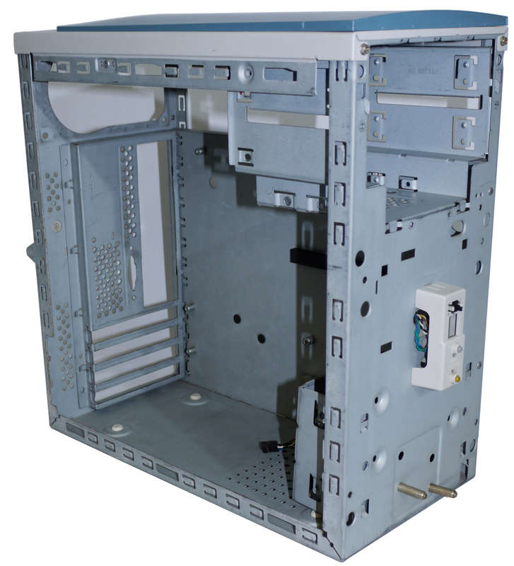 Vintage Computer Case, Modular ATX Empty Computer Case, Empty Desktop Case Packard bell imedia