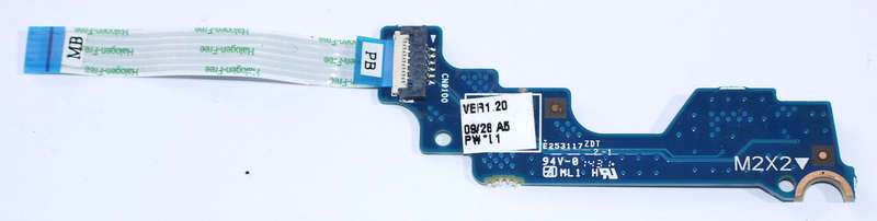 Power button for HP Elitebook 840 850 G1 G2 6050A2560301-PWRBUTTON-A02 6035B0102701