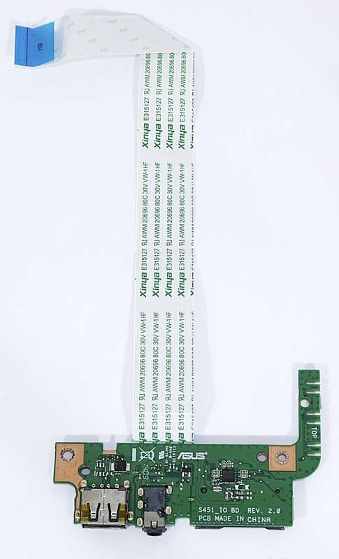 ASUS V451 S451 SCHEDA JACK AUDIO SD USB S451_IO BD REV.2.0 60NB02V0-101040