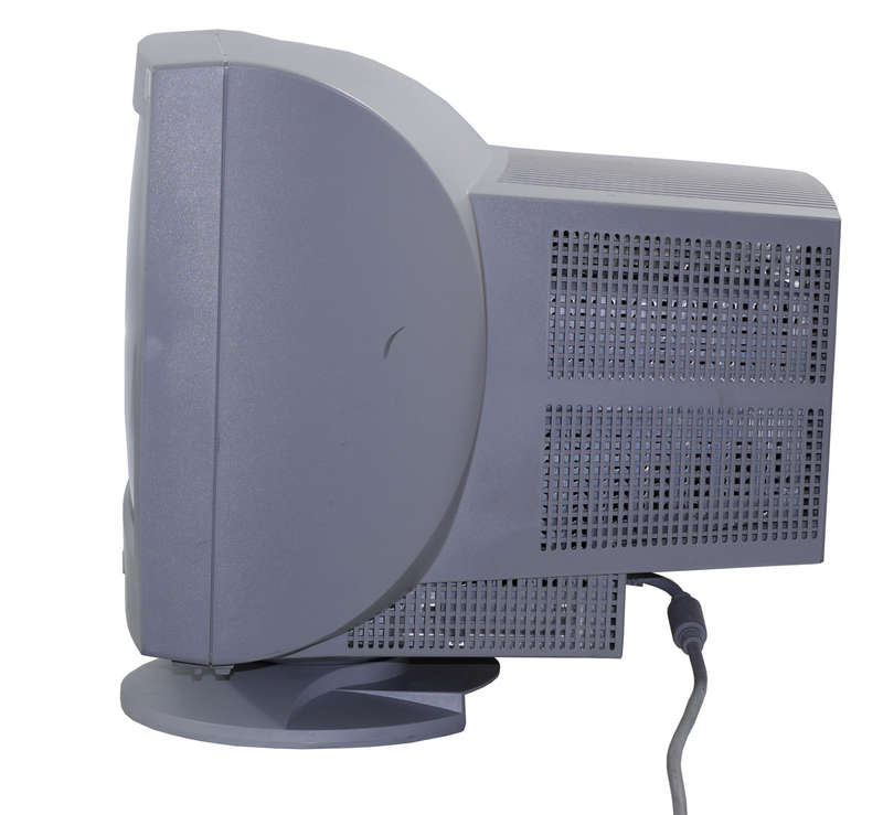 Vintage monitor - Sun Microsystems DP17M0 VGA CRT Monitor (17") 1600x1200 @ 75Hz White