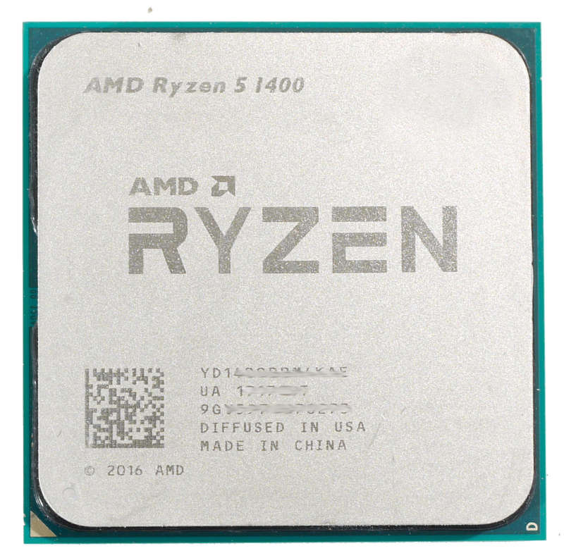 AMD Ryzen 5 1400 up to 3.4GHz, 4 Cores 8 Threads, 8MB Cache CPU Processor AM4 65W TDP