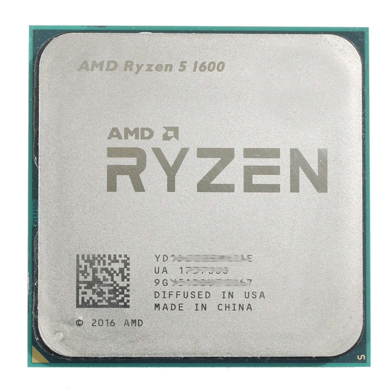 AMD Ryzen 5 1600 up to 3.6GHz, 6 Cores 12 Threads, 16MB Cache CPU Processor AM4 65W TDP