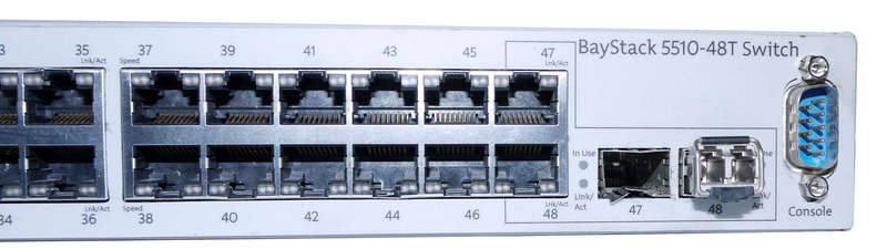 Nortel Switch Baystack 5510-48T 48-Port Network Switch E-E011-03-5279(A)