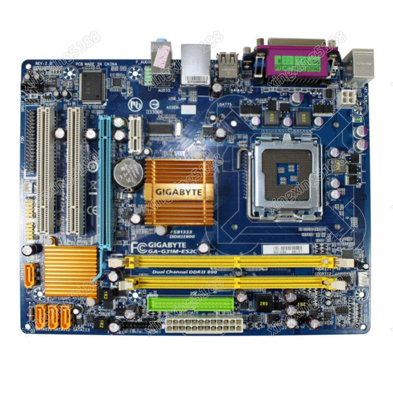 SOLD FOR PARTS[Automatically restarts after poweroff] - Desktop Motherboard 775 ddr2