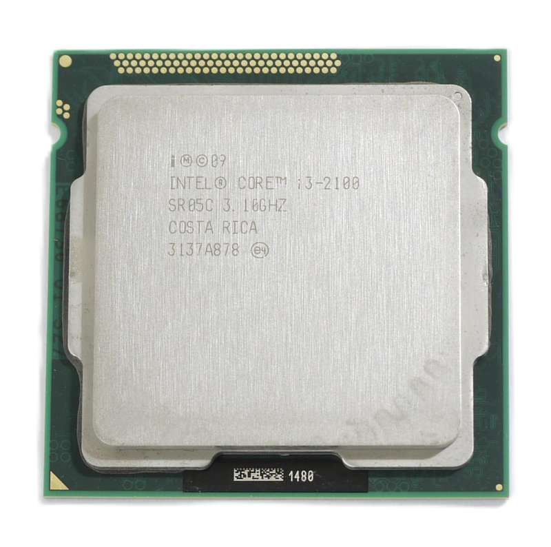 Intel Core i3-2100 @ 3.10GHz Processor 3M Cache, 2Cores 4Threads, Sandy Bridge 1155, 2nd Gen CPU