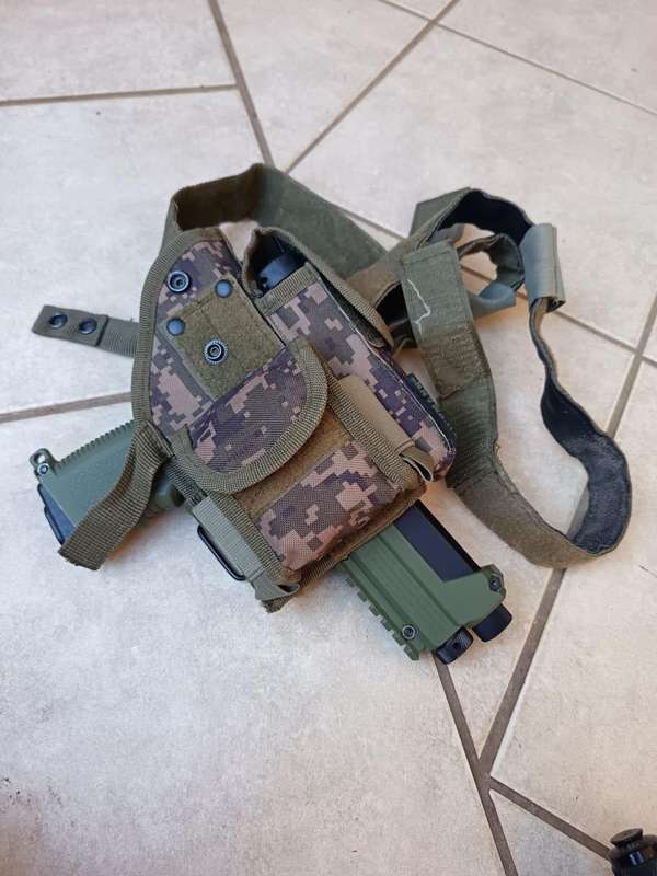 Tippmann TPX 0.68 Caliber Olive - Tippmann Holster - 100% WORKING - 2 MAGIZENES - 5 Gas sylinders