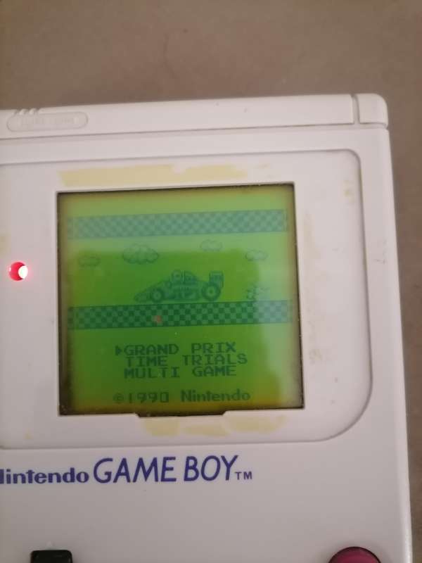 Nintendo Game Boy 1989 - Model No: DMG-01 - MADE IN JAPAN - GAME F1-RACE - 100% WORKING