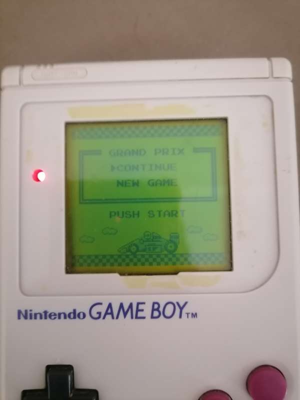 Nintendo Game Boy 1989 - Model No: DMG-01 - MADE IN JAPAN - GAME F1-RACE - 100% WORKING