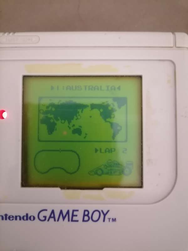 Nintendo Game Boy 1989 - Model No: DMG-01 - MADE IN JAPAN - GAME F1-RACE - 100% WORKING