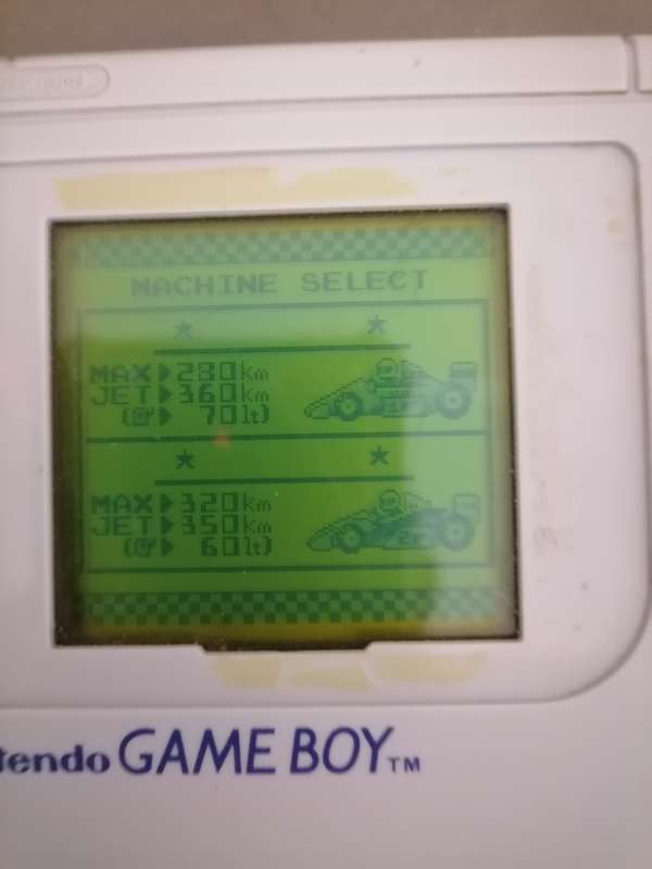 Nintendo Game Boy 1989 - Model No: DMG-01 - MADE IN JAPAN - GAME F1-RACE - 100% WORKING