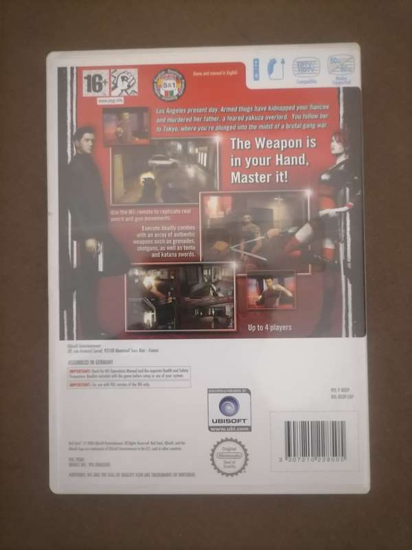 Red Steel PAL Wii - WITH BOOKLET - NEAR MINT