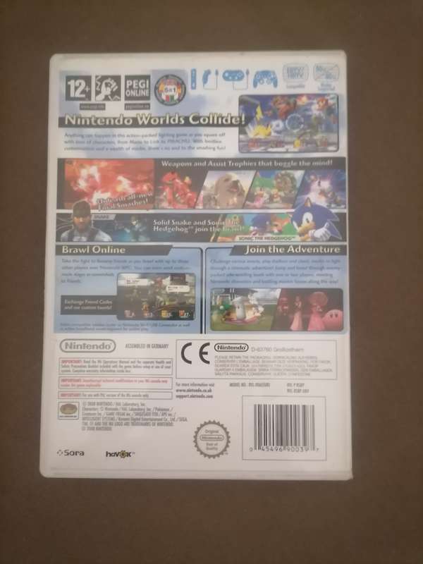 Super Smash Bros. Brawl PAL Wii - WITH BOOKLET - NEAR MINT