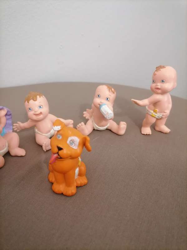 GALOOB 6 PB Magic Diaper Babies 1991 - Toys Different Vintage RARE