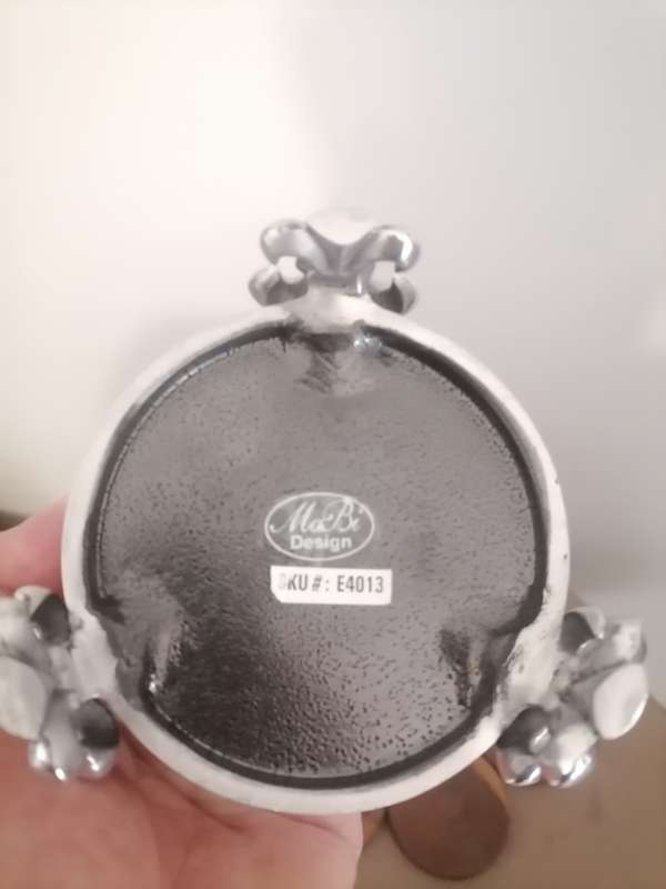 Like Carol Boyce Salad Bowl 20 CM W X 11 CM H - Coaster Holder 11 CM W X 7,5 CM H Metal