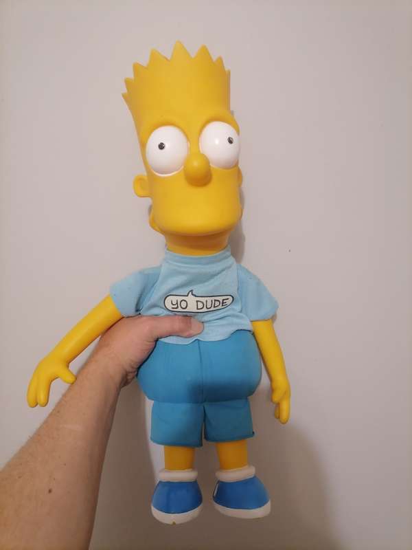 Vintage 1990 Bart Simpson 47 CM - Doll 20th Century Fox Matt Groening Dan DEE - ORIGINAL