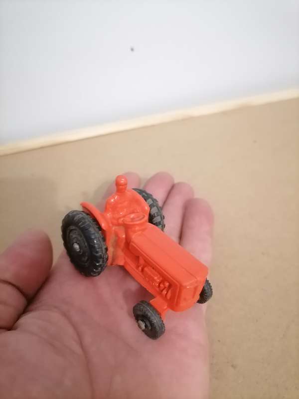 1950s Vintage Tomte Laerdal Stavanger Norway Vintage Toy Tractor Vinyl Rubber 3
