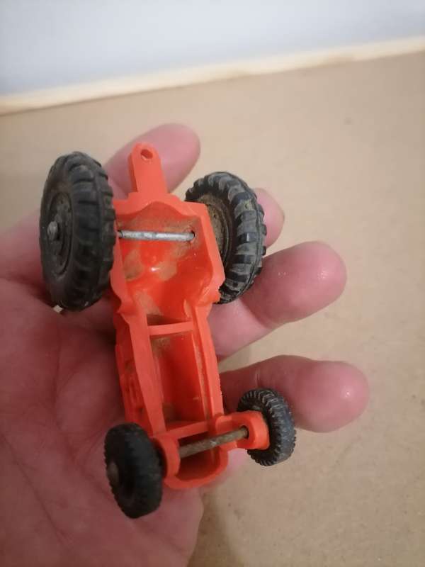 1950s Vintage Tomte Laerdal Stavanger Norway Vintage Toy Tractor Vinyl Rubber 3