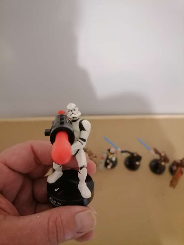 2005 LFL Hasbro Star Wars action figures Lot of 8 - AT-RT, CLONE TROOPER, DARTH VADER, WOOKIEE  SCOU