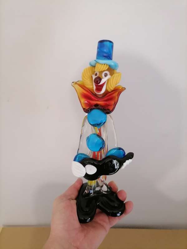 Murano Art Glass Clown 27 CM - AMAZING CONDITION