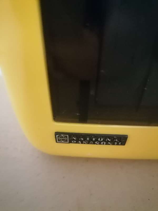 1970's Vintage National Panasonic Take n' Tape RQ-711S Portable Cassette Player/Recorder Yellow