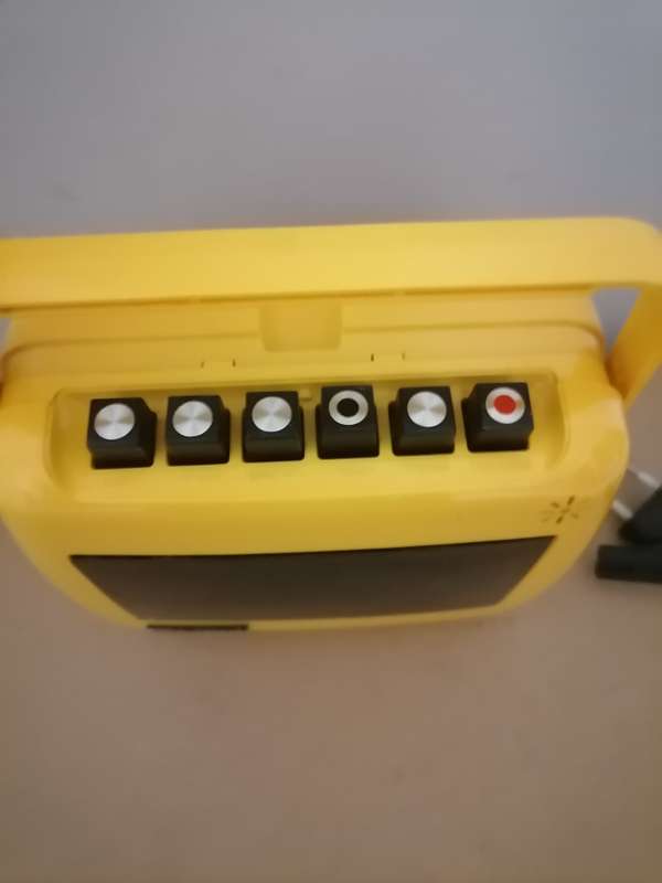 1970's Vintage National Panasonic Take n' Tape RQ-711S Portable Cassette Player/Recorder Yellow