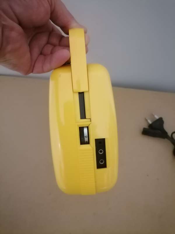 1970's Vintage National Panasonic Take n' Tape RQ-711S Portable Cassette Player/Recorder Yellow