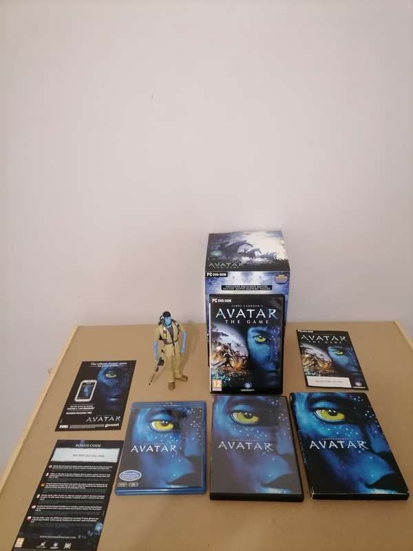 James Cameron's Avatar: The Game Collector's Edition PC Game Box Set with Figurine, Game More