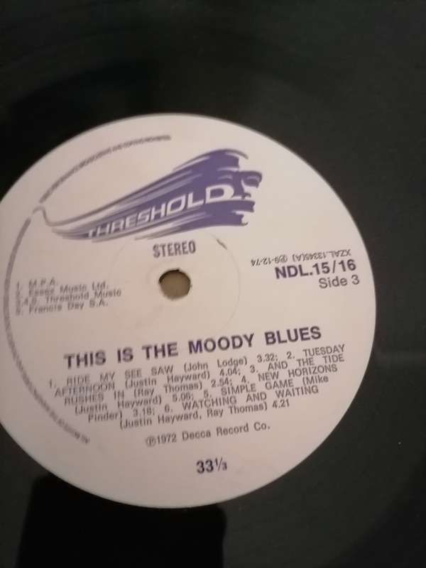 This is the Moody Blues 2 x LP - NDL. 15/16 - NEAR MINT CONDITION