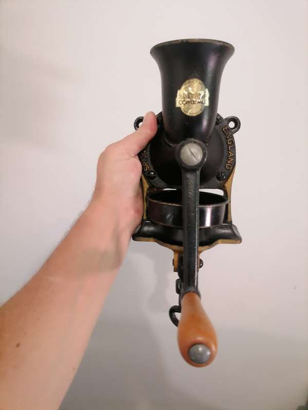 Antique Spong & Co Coffee Grinder LTD London No 2 Made In England Vintage AMAZING CONDITION COMPLETE