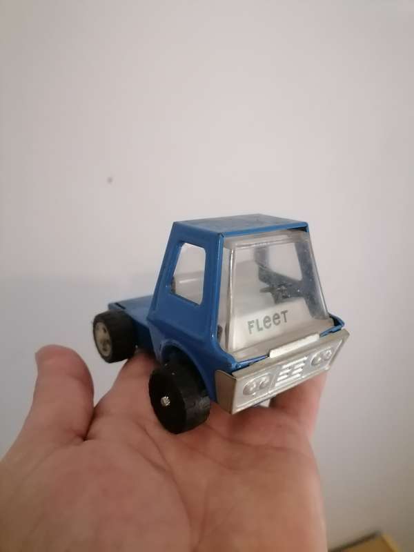 1970's VINTAGE BUDDY L TIN TOYS - Truck - BLUE DRAGSTER CAR - AMAZING CONDITION - MADE IN JAPAN