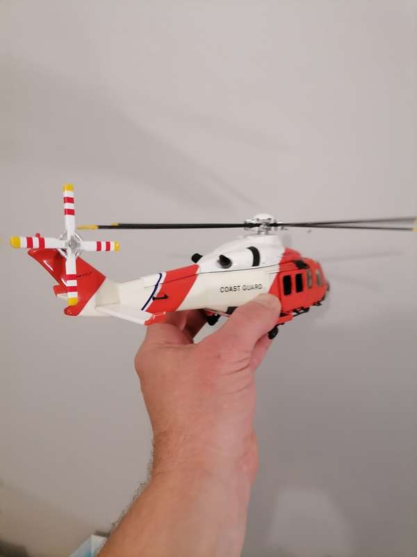 NEW RAY 1:48 Scale, Die Cast, Augusta-Westland AW139 US Coast Guard Helicopter AMAZING