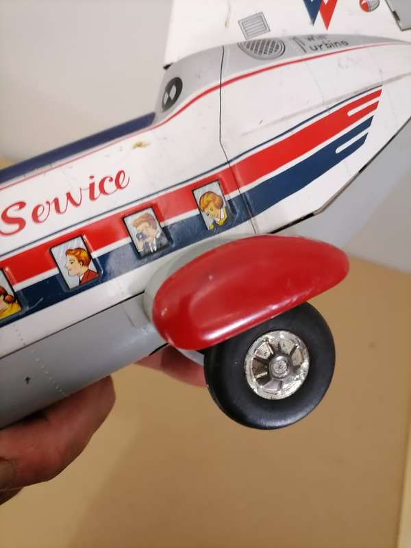 1960'S Vertol 107 Litho Tin Toy Helicopter - MADE IN JAPAN - AMAZING CONDITION