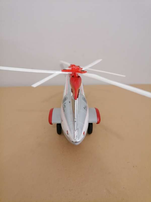 1960'S Vertol 107 Litho Tin Toy Helicopter - MADE IN JAPAN - AMAZING CONDITION