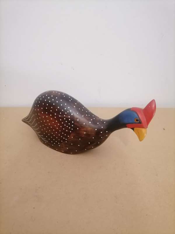 Feathers of Knysna Crowned Guinea Fowl 192B - Tarentaal  - 650/975 - Limited Edition - AMAZING