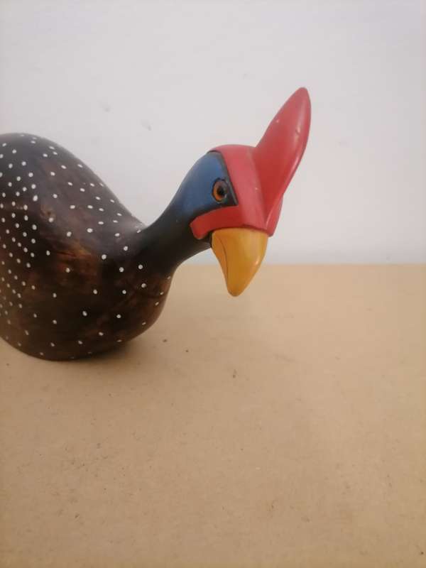 Feathers of Knysna Crowned Guinea Fowl 192B - Tarentaal  - 650/975 - Limited Edition - AMAZING