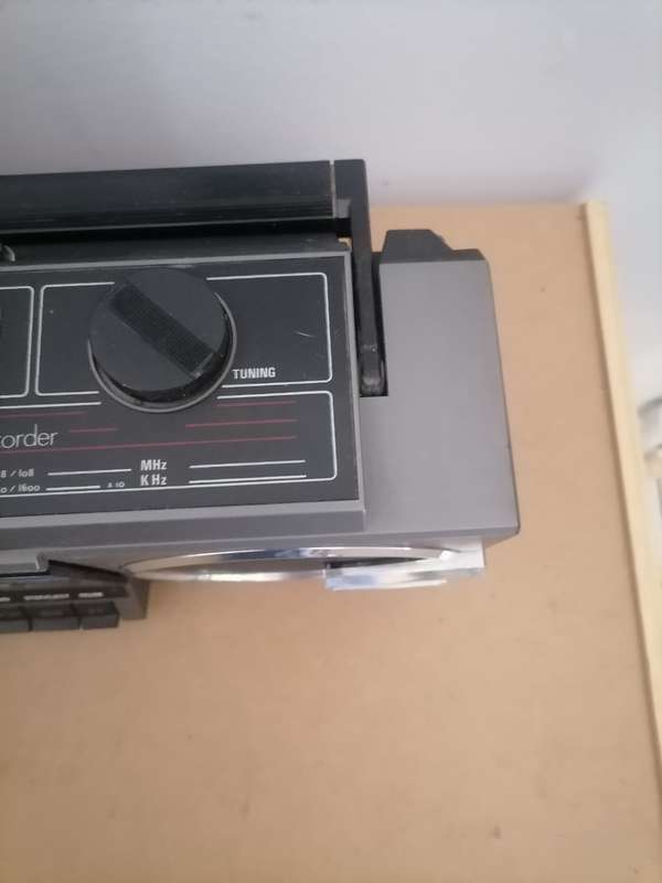 Vintage BLAUPUNKT - FM/AM Double Cassette Tape Player Boombox Radio, Mic, Recorder Grey 100% WORKING