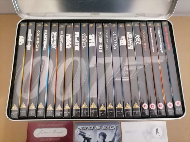 James Bond Collection-20 DVD Tin Box Set Special 007 EditionJames Bond Collection-20 DVD Tin Box Set